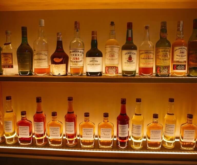 Jameson Whiskey Bottles